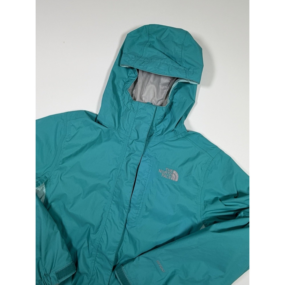The North Face Women's Size XS Stinson Hyvent Wind/Rain Jacket Green Two Tone